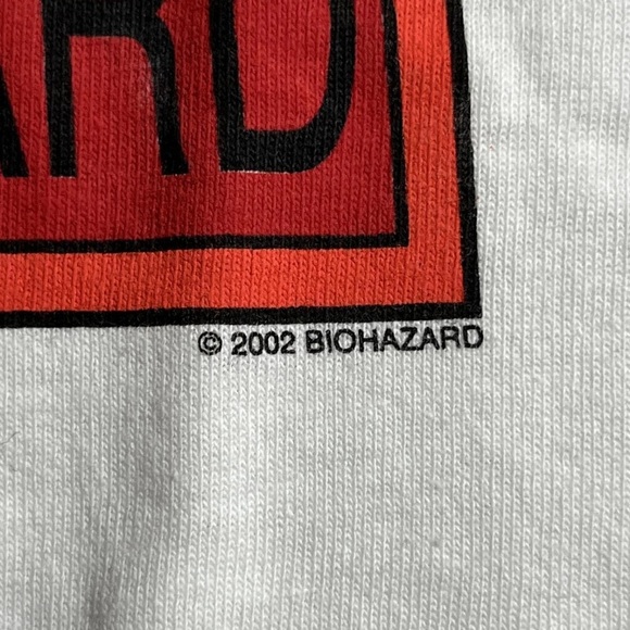 Vintage Deadstock 2002 Biohazard Graphic T-Shirt Size XL - Picture 3 of 4